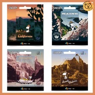 🐻台灣 悠遊卡 SNOOPY 海報系列 加州 亞利桑那州   南達州  緬因州 一卡通 icash2.0 台灣 捷運 八達通 🤍台灣代購
