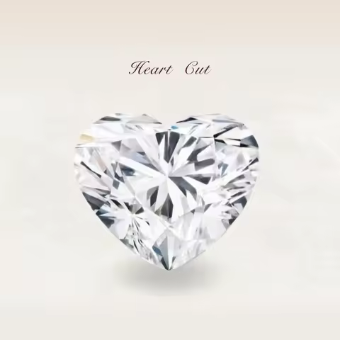 Heart shape laboratory grown diamond with IGI certificate 1ct 1.5ct 2ct D/E/F color VS-VVS clarity