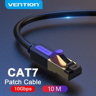 Vention Ethernet Cable Cat 7 RJ45 Lan Cable SSTP 10Gbps High Speed Round Cable for Switcher Laptop Router RJ45 Cat7 Network Cable 0.5m 1m 1.5m 2m 3m 5m 10m 15m 20m
