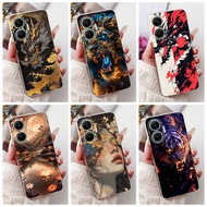 For Xiaomi Redmi Turbo 4 Pro Turbo4 New Cool Dragon Phone Casing Redmi Turbo 4 4Pro 5G Soft Silicone