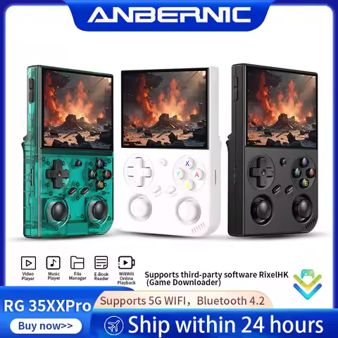 Anbernic RG 35XXPro Retro Handheld Game Console RG35XX Pro Gaming Player Support RixelHK WiFi Stream