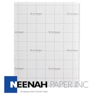 NEENAH 3G JET OPAQUE Made in USA HEAT PRESS TRANSER PAPER T-Shirt Tote Bag