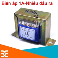 Biến Áp 1A Nhiều Đầu Ra 0V-3V-45V-6V-75V-9V-12V