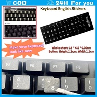 Russian French English Arabic Spanish Portuguese Hebrew Keyboard Stickers Letter Alphabet Layout Sti