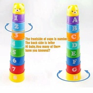 Wholesale Combo of 11 sets of 9-layer stacked plastic bear cups