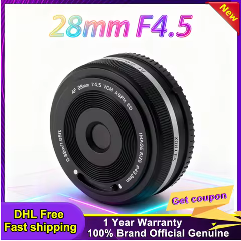 Viltrox AF 28mm F4.5 Full Frame Auto Focus Lens for Sony§FE-Mount,for,ZV-E10,ZVE1,A6000,Pancake,Lens
