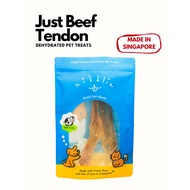 Nibblin Dehydrated Beef Tendon Chew – 100% Human-Grade Single Ingredient Natural & Safe Dog Dental C