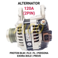 [NEW] HIGH QUALITY ALTERNATOR 120A/14V/2 PIN PROTON BLM FLX FL PERSONA EXORA BOLD PREVE CLUTCH PULLY