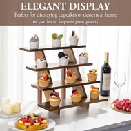 Wooden Cake Aromatherapy Stand Makeup Multi-Layer Hand-Made Flower Stand Organizer Storage Display S