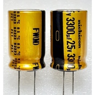 Nichicon FW 3300uf 25v capacitor