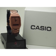 READY STOCK CASIO ROSEGOLD ROSE GOLD AQ230