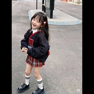Unisex Kids Varsity Baseball Jacket (1 year - 18 years) LOGO C (CUSTOM INITIAL LETTERS) Button Bombe