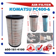 S2U Air Filter Komatsu PC400-6/Ex400-3/5 600-181-4100 Penapis Angin Udara Kereta