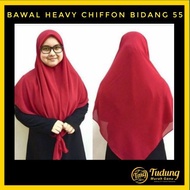 Bawal High Quality Heavy Chiffon Bidang 55 Bawal Muslimah bawal Labuh bawal Viral