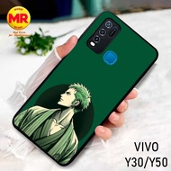 Case Vivo Y30 / Y50 [ ANIME ZORO ] Casing Vivo Y50 Hardcase Softcase Glosy Premium