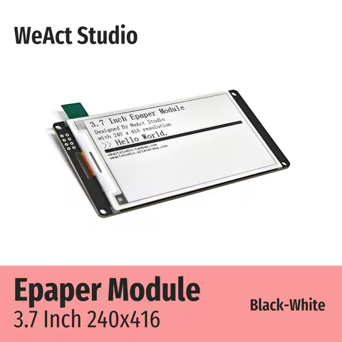 WeAct 3.7'' 3.7 Inch Epaper Module E-paper E-Ink EInk Display Screen SPI Black-White Black-White-Red