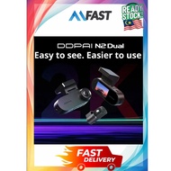 DDPAI N2 Dual Dash Cam | 2K + 1080P Dual-Channel | NighVIS 2.0 with AI ISP | 1.9” IPS Display