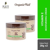[EXP: 03/2026] ORGANIC AID Vitamin E Moisturizing Cream Twin Pack (1oz/28g x2)
