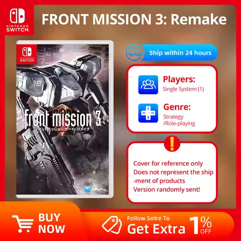 Nintendo Switch Game - FRONT MISSION 3 Remake- Jap version Games Physical Card Adventure for Switch 