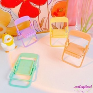 VALENTINE1 Mobile Phone Holder, Plastic ABS Mini Chair Phone Stand, Cute Foldable Decorative Mini Chair Mini Phone Holder Women