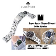 สายนาฬิกา strapcode super oyster (super-o boyer) for seiko alpinist