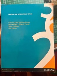 PEARSON NEW INTERNATIONAL EDITION微積分課本