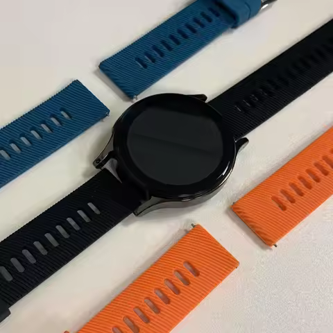 22mm 20mm Silicone Bands For AMAZFIT BIP 6 5 GTS 4 mini GTR 4 3 2e BALANCE 2 Bracelet For Garmin For
