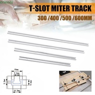 ORIENMY 1Pcs T-Track, 300-600mm Slide Guide Rail T-Slot Track, T Slider Fixture Slot Slide Aluminium