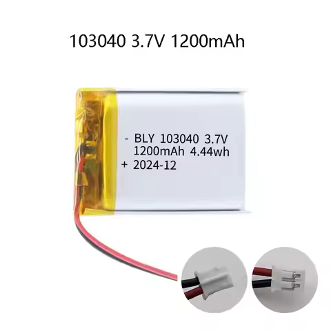 Rechargeable Battery High Capacity 103040 3.7V 1200mAh Polymer Lithium Battery For PS4,Cameras, GPS 
