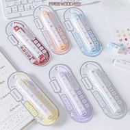 FREEWOODIEGI Arrival Cute To Do List Journal Stamp, Portable Multi-Head Seal Pen, Cute Detachable St