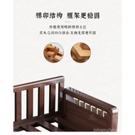 [IN STOCK]Small Wooden Nest（XIAOMUWO） Sofa Bed New Chinese Style Solid Wood Arhat Bed Living Room Simple Walnut Small Apartment Retractable Broaching Machine Multi-Functional Storage Lunch Break Sofa Bed