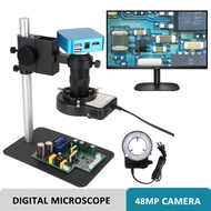 ❈Yizhan 4K 48MP Industrial Lab Vedio Microscope 1080P HDMI USB Microscope Camera Magnifier 130X ⊹☝