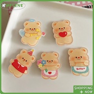 NOPVXBU Butter Bear Hair Clip, Duckbill Clip Acrylic Fringe Clip, Hair Clip Cartoon Hair Accessories