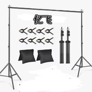 Shooting Background Frame High-End Photography Photo Props Camera Metal Bracket Background Cloth Liv