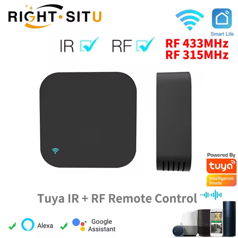 Tuya Smart RF IR Remote Control WiFi Smart Home for Air Conditioner ALL TV LG TV Support Alexa,Googl