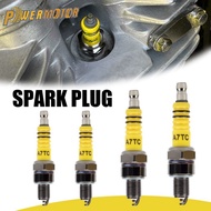 A7TC Motorcycle 3 Electrode 10mm Spark Plug For GY6 50CC 110CC 125CC 150CC ATV Scooter Dirt Bike Go 
