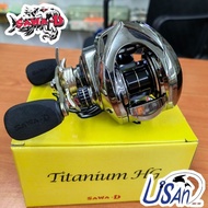 SAWA-D TITANIUM HG #DRAG CLICKER - LEFT HAND BC REEL BAITCASTING REEL MESIN PANCING BC