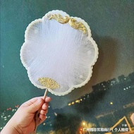 Homemade Silk Fan Material Silk Fan Frame diy Material Silk Baby Spit Silk Group Fan Frame Bone Hand