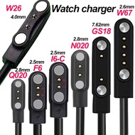 Universal Smart Watch Magnetic Suction Charging Cable 2 Pins 4 Pins Watch Charging Cable W67 N020 W2