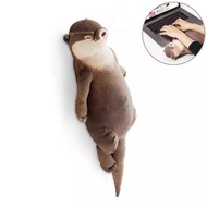 （需預訂）可愛水獺兩用護腕墊筆袋 40cm Cute Otter Stuffed Down Cotton Pencil Case Wrist Pad Pillow Children Kids Girl