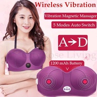 Electric Wireless Breasts Enlarge Massager Chest Massager Lifting and Anti Sagging Enhancing Device for Home Use Breast