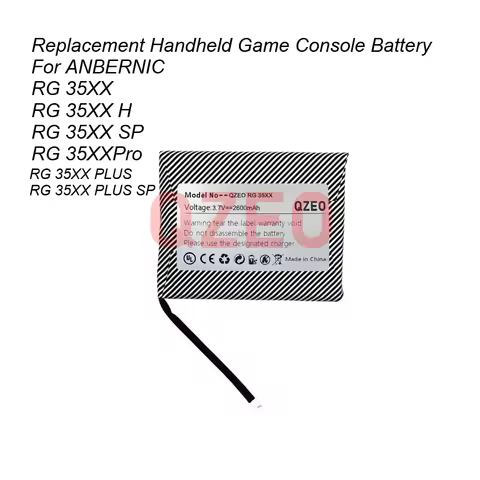 Replacement Handheld Game Console Battery For ANBERNIC RG 35XX H PLUS SP RG35XX PLUS RG35XXH RG35XXP