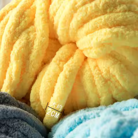 250g Iceland Wool Yarn Thick Super Bulky Chunky Yarn Ball Super Thick 2Cm Wool Hand Woven Yarn Hook 