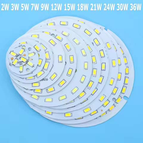 Wholesale SMD5730 LED PCB 2W 3W 5W 7W 9W 12W 15W 18W 21W 30W 36W White / Natural White / Warm White 