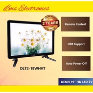 DENN 19" DIGITAL HD TV DVT2-19WHVT