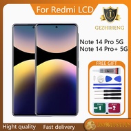 Original AMOLED For Redmi Note 14 Pro 5G Note 14 Pro Plus 5G LCD Display Touch Screen Replacement