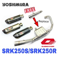 Exhaust QJMotor SRK250R SRK250S Full System Stainless Steel Design YOSHIMURA Muffler Accessories Ekz