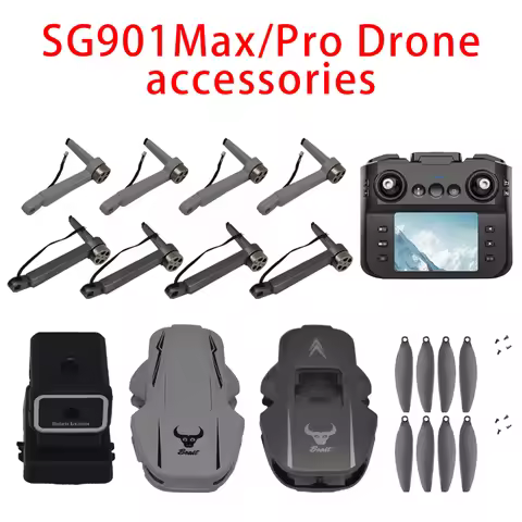SG901 Max Pro drone parts, arm shell, propeller, obstacle avoidance head, remote control replacement