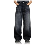 BAGGY JEANS - MEN'S LONG JEANS WASHED LOOSE FIT MEN'S PANTS MEN'S JEANS GOMBRONG SKENA OUTFIT - CASU