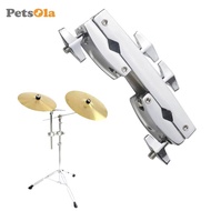 [PETSOLA] Cymbal Stand, Multi-Clamp Drum Clamp, Mounting Clamp, Metal Cymbal Fixing Clamp,